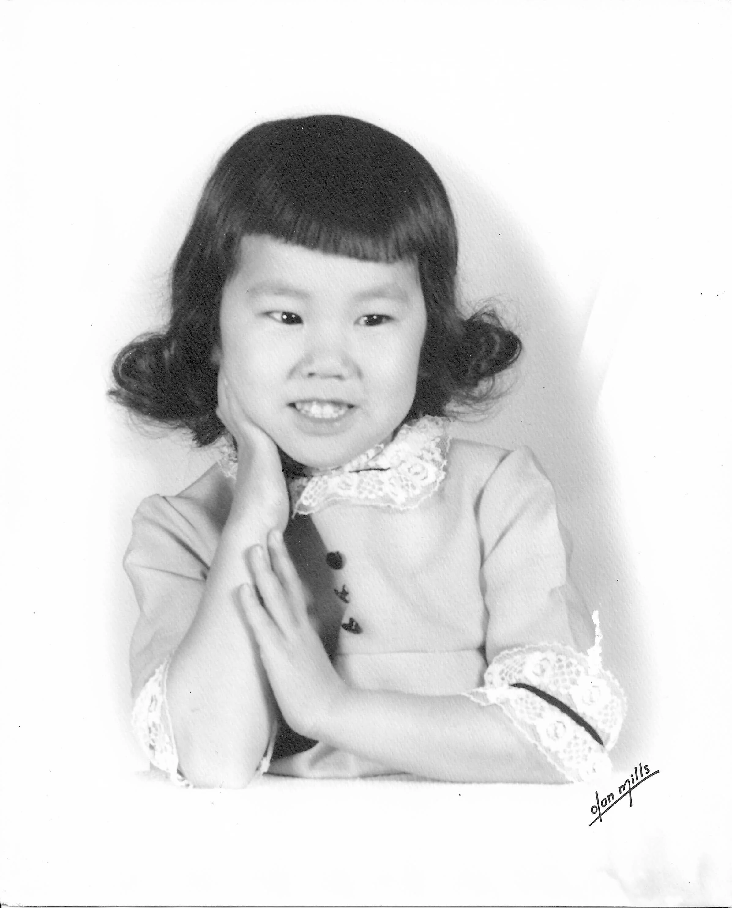 Kat Turner as a child — Korean adoptee